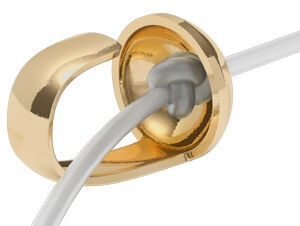 Bead tip on knotted thread